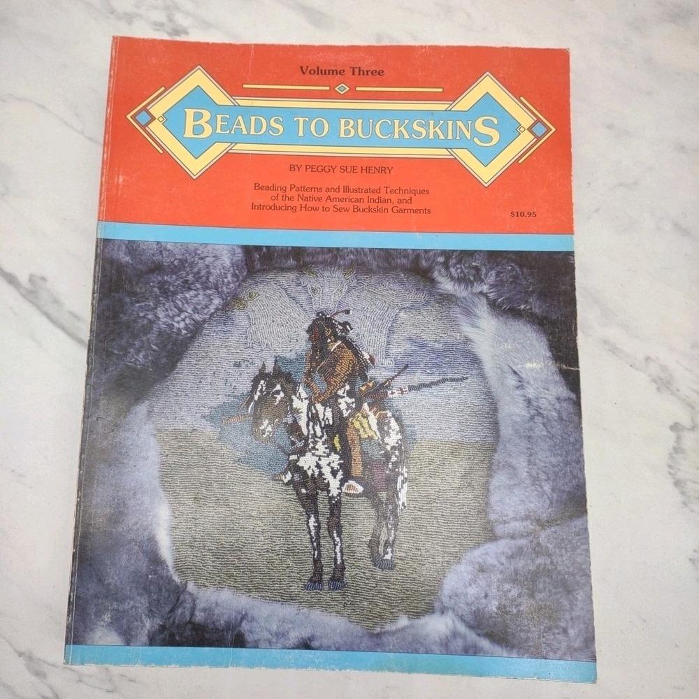 Beads To Buckskins Beading Patterns Designs Techniques Native American Lot Of 7 - Picture 4 of 16
